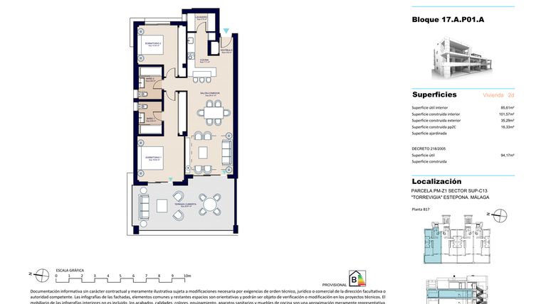 Rzut - Mieszkanie na sprzedaż 2 pokoje o powierzchni 130,6 m² - numer 4 w Vanian Gardens