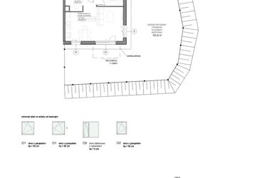 Rzut - Mieszkanie na sprzedaż 2 pokoje o powierzchni 44,69 m² - numer B.2.1.2 w Optima VIII
