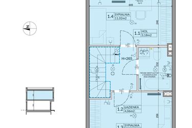 Rzut - Dom na sprzedaż 3 pokoje o powierzchni 61,95 m² - numer 35 w Boska Ksawerowska 2 etap 3