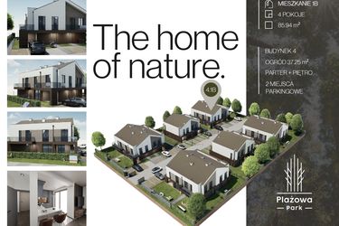 Rzut - Dom na sprzedaż 4 pokoje o powierzchni 85,94 m² - numer 4.1B w Plażowa Park Głowno