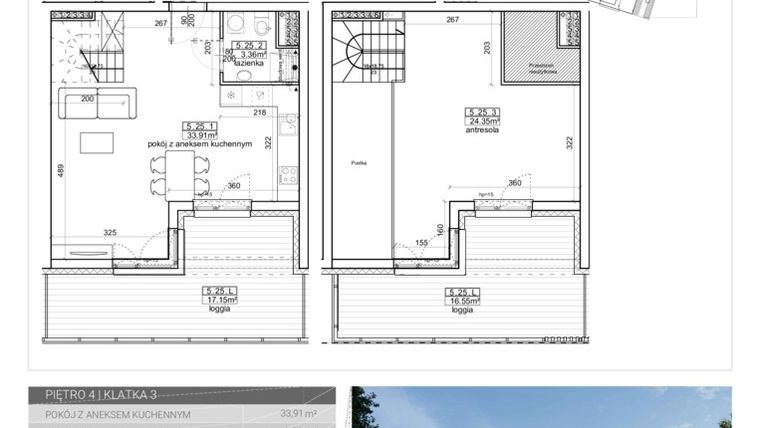 Rzut - Mieszkanie na sprzedaż 3 pokoje o powierzchni 61,31 m² - numer 97 w Wave