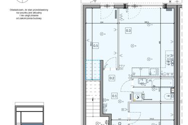 Rzut - Mieszkanie na sprzedaż 3 pokoje o powierzchni 49,8 m² - numer 65 w Boska Ksawerowska V