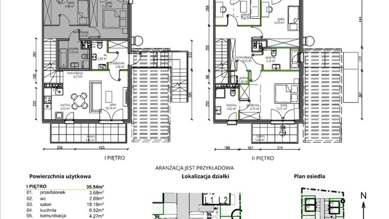 Rzut - Mieszkanie na sprzedaż 4 pokoje o powierzchni 92,85 m² - numer B17.L2 w Rokokowa Vita