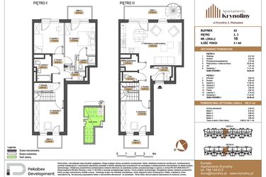 Rzut - Mieszkanie na sprzedaż 5 pokoi o powierzchni 109,31 m² - numer 10.A3 w Apartamenty Krynoliny