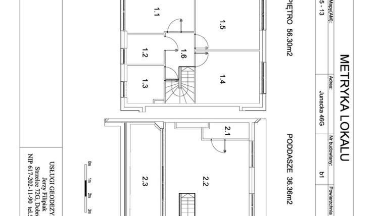 Rzut - Dom na sprzedaż 5 pokoi o powierzchni 133,02 m² - numer B1 w Viva Junacka