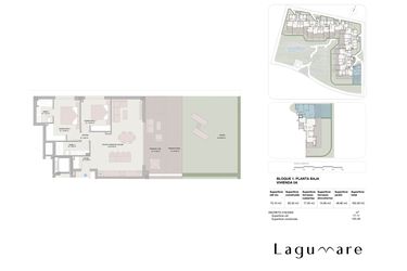 Rzut - Mieszkanie na sprzedaż 2 pokoje o powierzchni 94,54 m² - numer 1_10A w Lagumare41