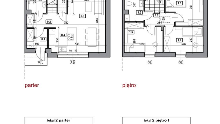 Rzut - Dom na sprzedaż 4 pokoje o powierzchni 84,2 m² - numer 7.2 w Trzcińska 95
