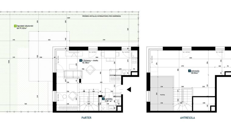 Rzut - Mieszkanie na sprzedaż 1 pokój o powierzchni 75,62 m² - numer BE0006 w Viva Cité