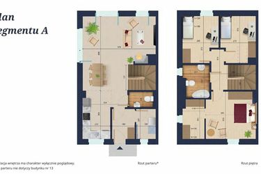 Rzut - Dom na sprzedaż 4 pokoje o powierzchni 94,51 m² - numer 7A w Zielona Widawa