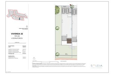 Rzut - Dom na sprzedaż 4 pokoje o powierzchni 133,49 m² - numer 32 w Soleia Living