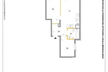 Rzut - Mieszkanie na sprzedaż 3 pokoje o powierzchni 56,17 m² - numer A.09 w Puenta