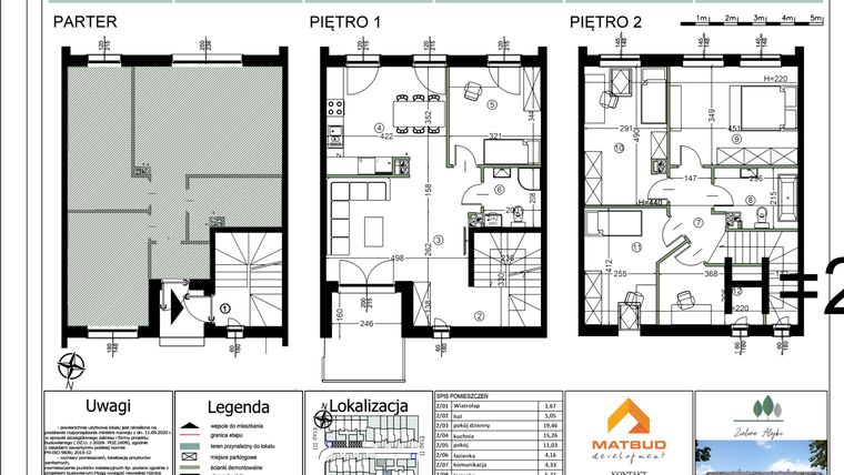 Rzut - Mieszkanie na sprzedaż 6 pokoi o powierzchni 114,15 m² - numer 26B/2 w Zielone Alejki etap II