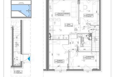 Rzut - Mieszkanie na sprzedaż 4 pokoje o powierzchni 67,46 m² - numer 30B w Domy na Witosa etap 1B
