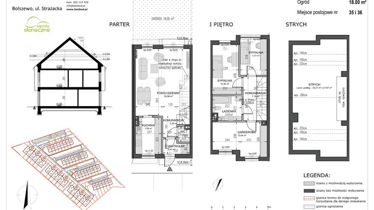 Rzut - Mieszkanie na sprzedaż 4 pokoje o powierzchni 84,78 m² - numer B16/L2 w Słoneczne Ogrody