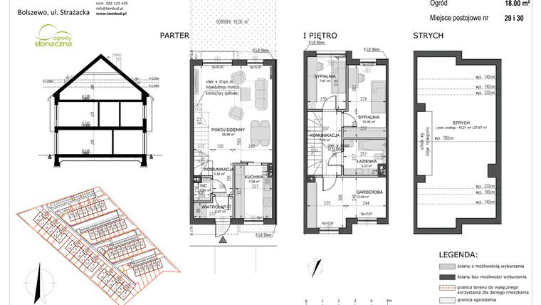 Rzut - Mieszkanie na sprzedaż 4 pokoje o powierzchni 84,78 m² - numer B15/L1 w Słoneczne Ogrody