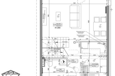 Rzut - Dom na sprzedaż 4 pokoje o powierzchni 85,9 m² - numer 30B w Zielono Mi 2