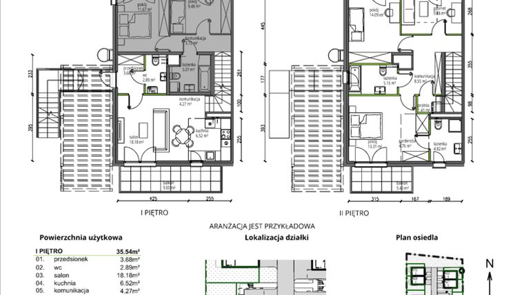 Rzut - Mieszkanie na sprzedaż 4 pokoje o powierzchni 92,76 m² - numer B05.L2 w Rokokowa Vita