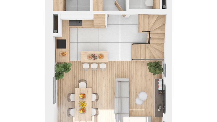 Rzut - Dom na sprzedaż 6 pokoi o powierzchni 149,72 m² - numer Nadzieja 29/2 w Nadzieja 31