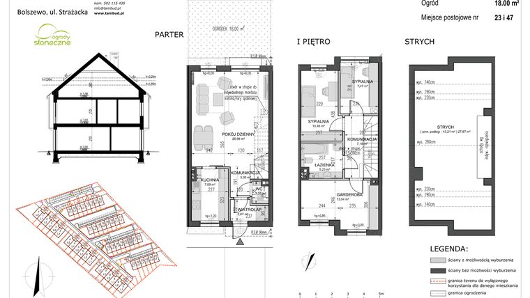 Rzut - Mieszkanie na sprzedaż 4 pokoje o powierzchni 84,78 m² - numer B20/L2 w Słoneczne Ogrody