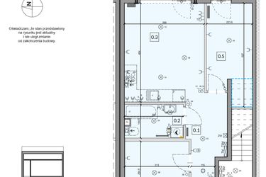 Rzut - Mieszkanie na sprzedaż 3 pokoje o powierzchni 49,65 m² - numer 51 w Boska Ksawerowska IV