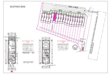 Rzut - Dom na sprzedaż 3 pokoje o powierzchni 77,66 m² - numer bm6 w Zielony Zakątek etap 2