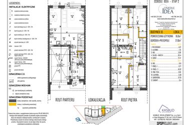 Rzut - Dom na sprzedaż 5 pokoi o powierzchni 116,16 m² - numer 10-L2 w Osiedle Idea etap II