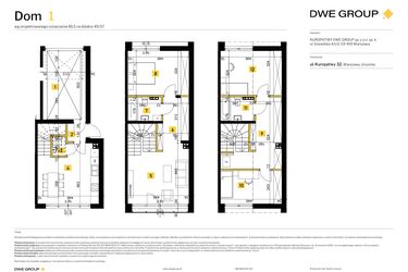 Rzut - Mieszkanie na sprzedaż 4 pokoje o powierzchni 100,27 m² - numer 1 w Kuropatwy 32