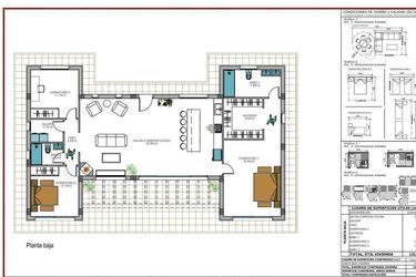 Rzut - Dom na sprzedaż 4 pokoje o powierzchni 165 m² - numer 160 w Domy w Prado - 64110208