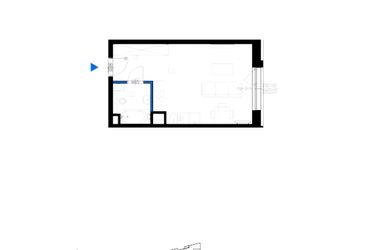 Rzut - Mieszkanie na sprzedaż 1 pokój o powierzchni 30,86 m² - numer 154 w Folwark Scheiblera