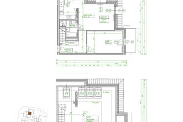 Rzut - Mieszkanie na sprzedaż 4 pokoje o powierzchni 87,07 m² - numer C.III.1 w Villa Rosenthal