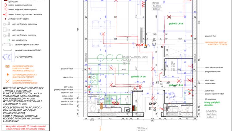 Rzut - Mieszkanie na sprzedaż 2 pokoje o powierzchni 46,73 m² - numer A.6.7 w Piekary 18