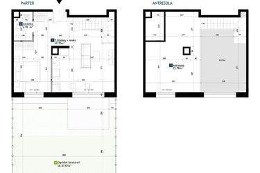 Rzut - Mieszkanie na sprzedaż 1 pokój o powierzchni 68,44 m² - numer BC0002 w Viva Cité