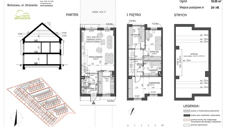 Rzut - Mieszkanie na sprzedaż 4 pokoje o powierzchni 84,78 m² - numer B20/L1 w Słoneczne Ogrody