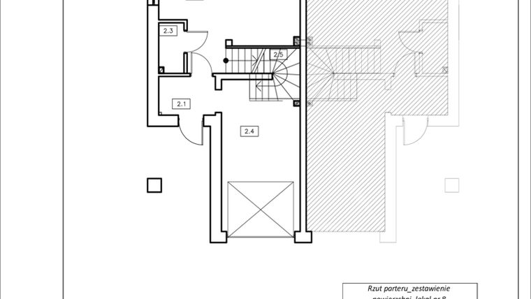 Rzut - Dom na sprzedaż 4 pokoje o powierzchni 104,82 m² - numer 8 w Trzmielowicka