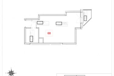 Rzut - Mieszkanie na sprzedaż 1 pokój o powierzchni 29,03 m² - numer A4-17 w Rezydencja Ogród Saski etap I i II