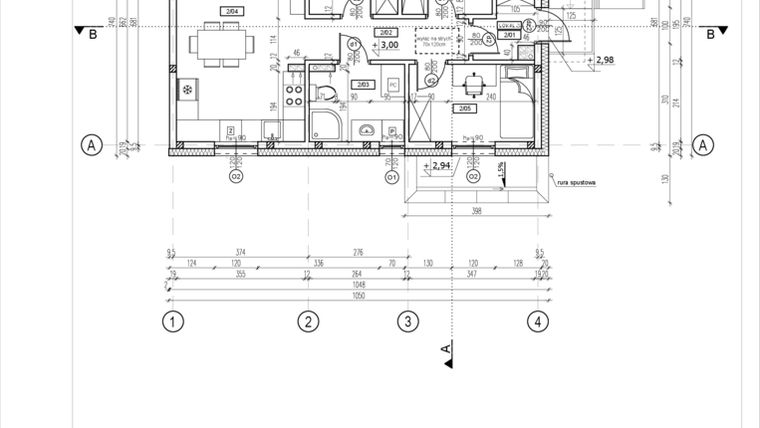 Rzut - Mieszkanie na sprzedaż 4 pokoje o powierzchni 60,85 m² - numer 13F w Słoneczny Nowy Otok - Malownicza VI