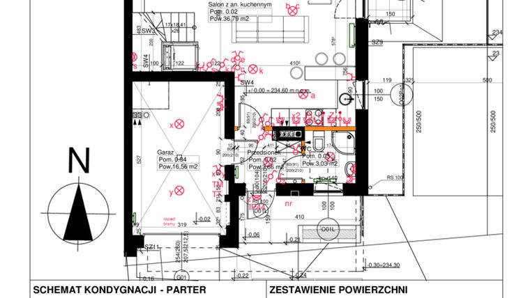 Rzut - Dom na sprzedaż 6 pokoi o powierzchni 156,66 m² - numer E w Domy Klimatyczna