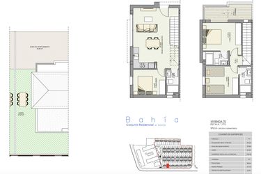 Rzut - Dom na sprzedaż 3 pokoje o powierzchni 94,95 m² - numer 70 w Gran Alacant