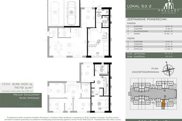 Rzut - Dom na sprzedaż 4 pokoje o powierzchni 83,21 m² - numer S3.2 w Osiedle Sosnowe Łazy