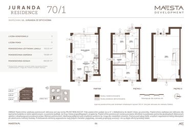 Rzut - Dom na sprzedaż 5 pokoi o powierzchni 123,23 m² - numer 70_1 w Juranda Residence