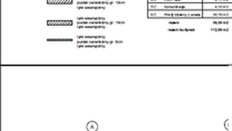 Rzut - Dom na sprzedaż 5 pokoi o powierzchni 166,89 m² - numer C w Bystrzycka 45