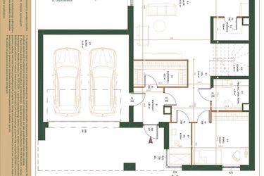Rzut - Dom na sprzedaż 6 pokoi o powierzchni 231,86 m² - numer 8 w Rezydencje Piaseczno