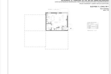 Rzut - Dom na sprzedaż 4 pokoje o powierzchni 91 m² - numer 4plex 11.1 w Tesoro Golf Park