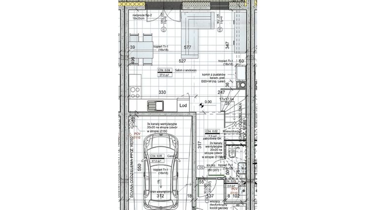 Rzut - Dom na sprzedaż 4 pokoje o powierzchni 114,55 m² - numer C10 w Osiedle Szatonia etap III