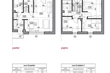 Rzut - Dom na sprzedaż 4 pokoje o powierzchni 84,2 m² - numer 7.2 w Trzcińska 95