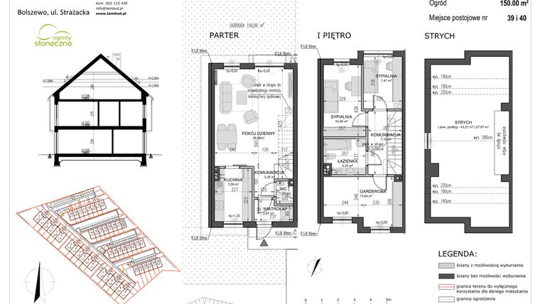 Rzut - Mieszkanie na sprzedaż 4 pokoje o powierzchni 84,78 m² - numer B17/L2 w Słoneczne Ogrody