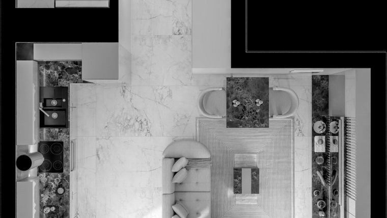 Rzut - Mieszkanie na sprzedaż 1 pokój o powierzchni 30,65 m² - numer B10/5/172 w GEMINI G-7