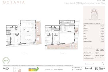 Rzut - Mieszkanie na sprzedaż 3 pokoje o powierzchni 111,74 m² - numer 42910 w Octavia