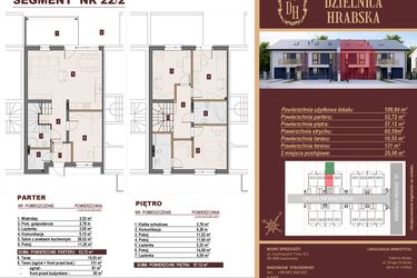 Rzut - Dom na sprzedaż 4 pokoje o powierzchni 109,84 m² - numer 22/2 w Dzielnica Hrabska etap IV