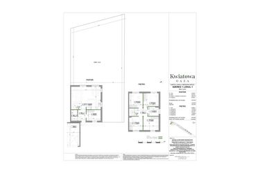 Rzut - Dom na sprzedaż 6 pokoi o powierzchni 104,68 m² - numer 1 w Kwiatowa Oaza